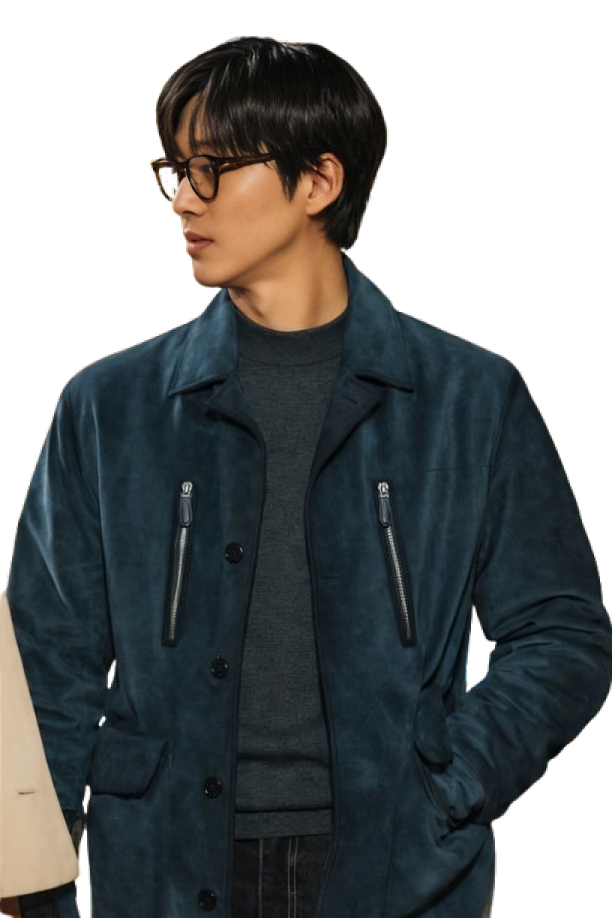 Namkoong Min Our Movie Suede Jacket - Image 2